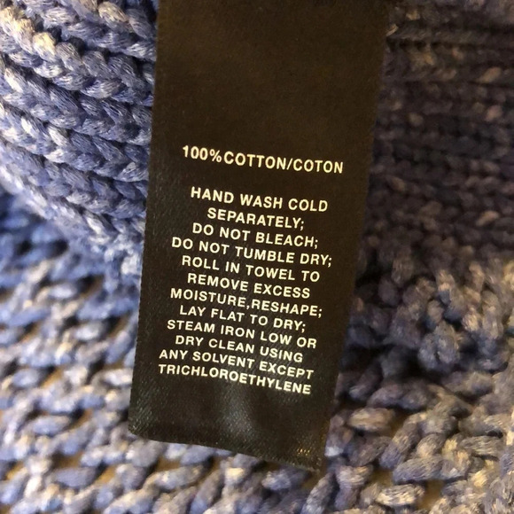 Lafayette 148 New York Women's Blue Open Knit Short Sleeve Sweater Top - Picture 7 of 8